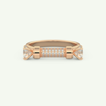 1.07 CT Round Cut Lab-Grown Diamond Wedding Band 7
