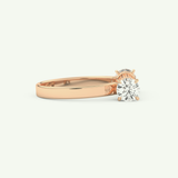 1.07 CT Round Cut Lab-Grown Diamond Wedding Band 8