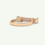 1.07 CT Round Cut Lab-Grown Diamond Wedding Band 9