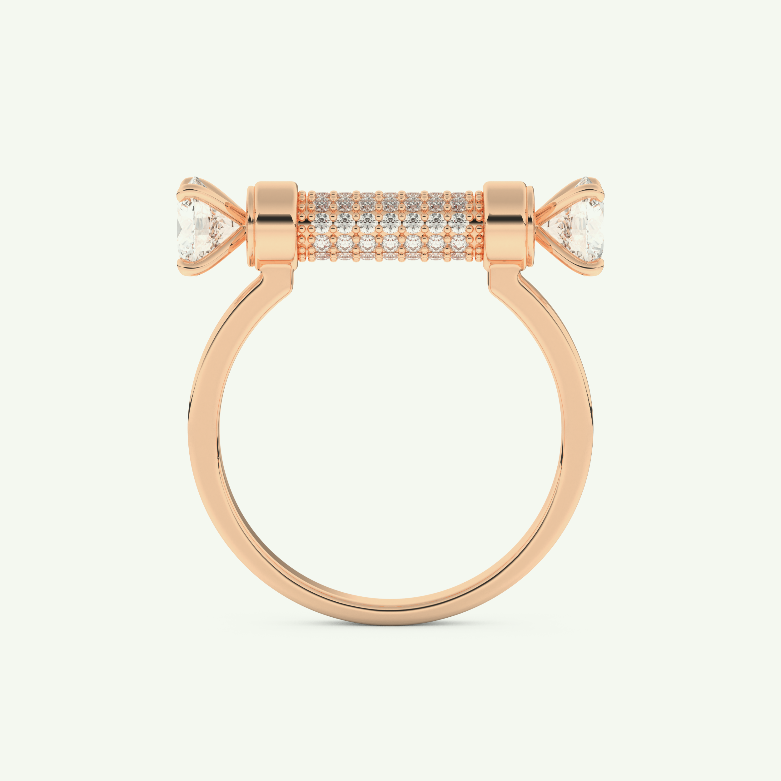 1.07 CT Round Cut Lab-Grown Diamond Wedding Band 11