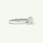 1.07 CT Round Cut Lab-Grown Diamond Wedding Band 14
