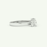 1.07 CT Round Cut Lab-Grown Diamond Wedding Band 14