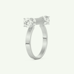 1.07 CT Round Cut Lab-Grown Diamond Wedding Band 16