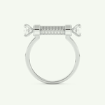 1.07 CT Round Cut Lab-Grown Diamond Wedding Band 17