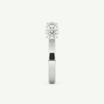 1.07 CT Round Cut Lab-Grown Diamond Wedding Band 18