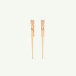 0.77 TCW Straight Baguette Lab-Grown Diamond Drop Earrings 6