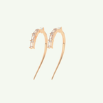 0.77 TCW Straight Baguette Lab-Grown Diamond Drop Earrings 7