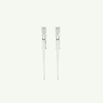 0.77 TCW Straight Baguette Lab-Grown Diamond Drop Earrings 10