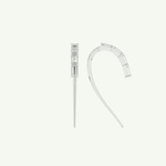 0.77 TCW Straight Baguette Lab-Grown Diamond Drop Earrings 12