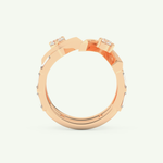 1.18 TCW Round & Baguette Straight Cut Lab-Grown Diamond Wedding Band 11