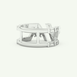 1.18 TCW Round & Baguette Straight Cut Lab-Grown Diamond Wedding Band 15