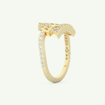 0.56 TCW Round Cut Lab-Grown Diamond Wedding Band 4