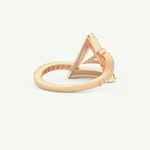 0.56 TCW Round Cut Lab-Grown Diamond Wedding Band 9