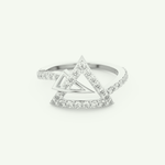 0.56 TCW Round Cut Lab-Grown Diamond Wedding Band 13