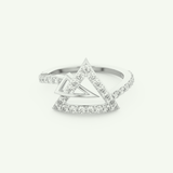 0.56 TCW Round Cut Lab-Grown Diamond Wedding Band 13
