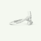 0.56 TCW Round Cut Lab-Grown Diamond Wedding Band 14