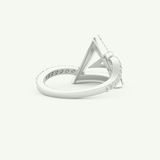 0.56 TCW Round Cut Lab-Grown Diamond Wedding Band 15