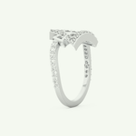 0.56 TCW Round Cut Lab-Grown Diamond Wedding Band 16