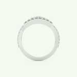 0.56 TCW Round Cut Lab-Grown Diamond Wedding Band 17