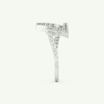 0.56 TCW Round Cut Lab-Grown Diamond Wedding Band 18