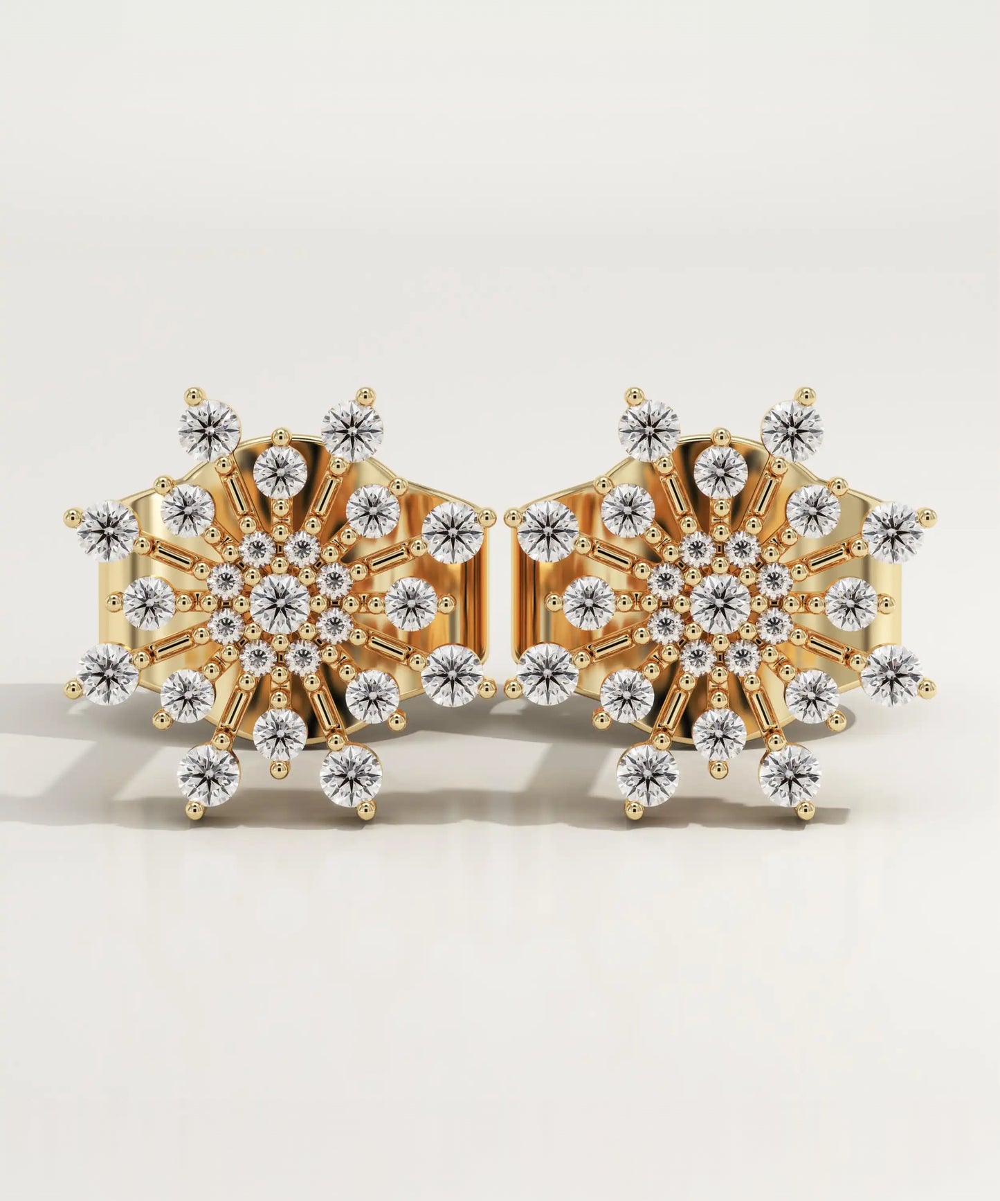0.408 TCW Round Lab-Grown Diamond Stud Earrings