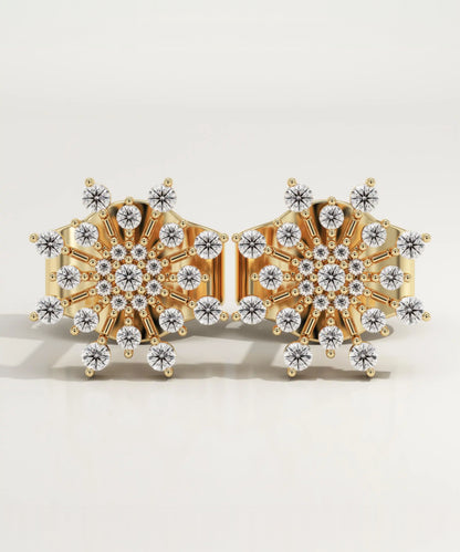 0.408 TCW Round Lab-Grown Diamond Stud Earrings