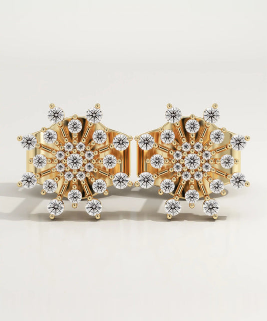 0.408 TCW Round Lab-Grown Diamond Stud Earrings