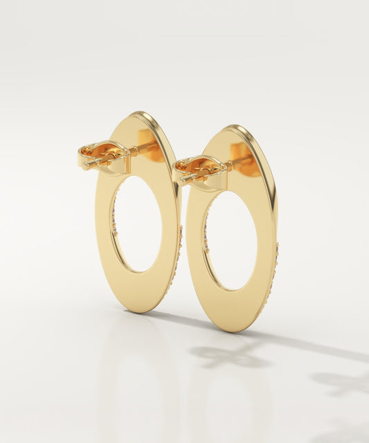 1.04 TCW Round Lab-Grown Diamond Drop Earrings