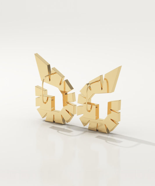 1.3 TCW Princess & Baguette Lab-Grown Diamond Stud Earrings