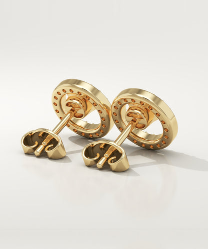 0.8 TCW Round Lab-Grown Diamond Stud Earrings
