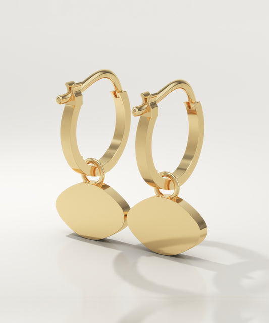 0.4 TCW Round Lab-Grown Diamond Drop Earrings