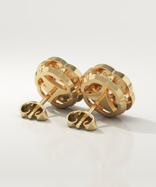 1.25 TCW Round Lab-Grown Diamond Stud Earrings