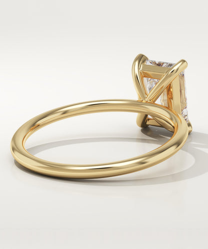 Radiant Cut Solitaire Lab-Grown Diamond Engagement Ring
