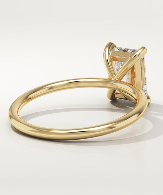 Radiant Cut Solitaire Lab-Grown Diamond Engagement Ring