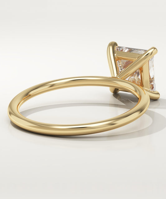 Princess Cut Solitaire Lab-Grown Diamond Engagement Ring