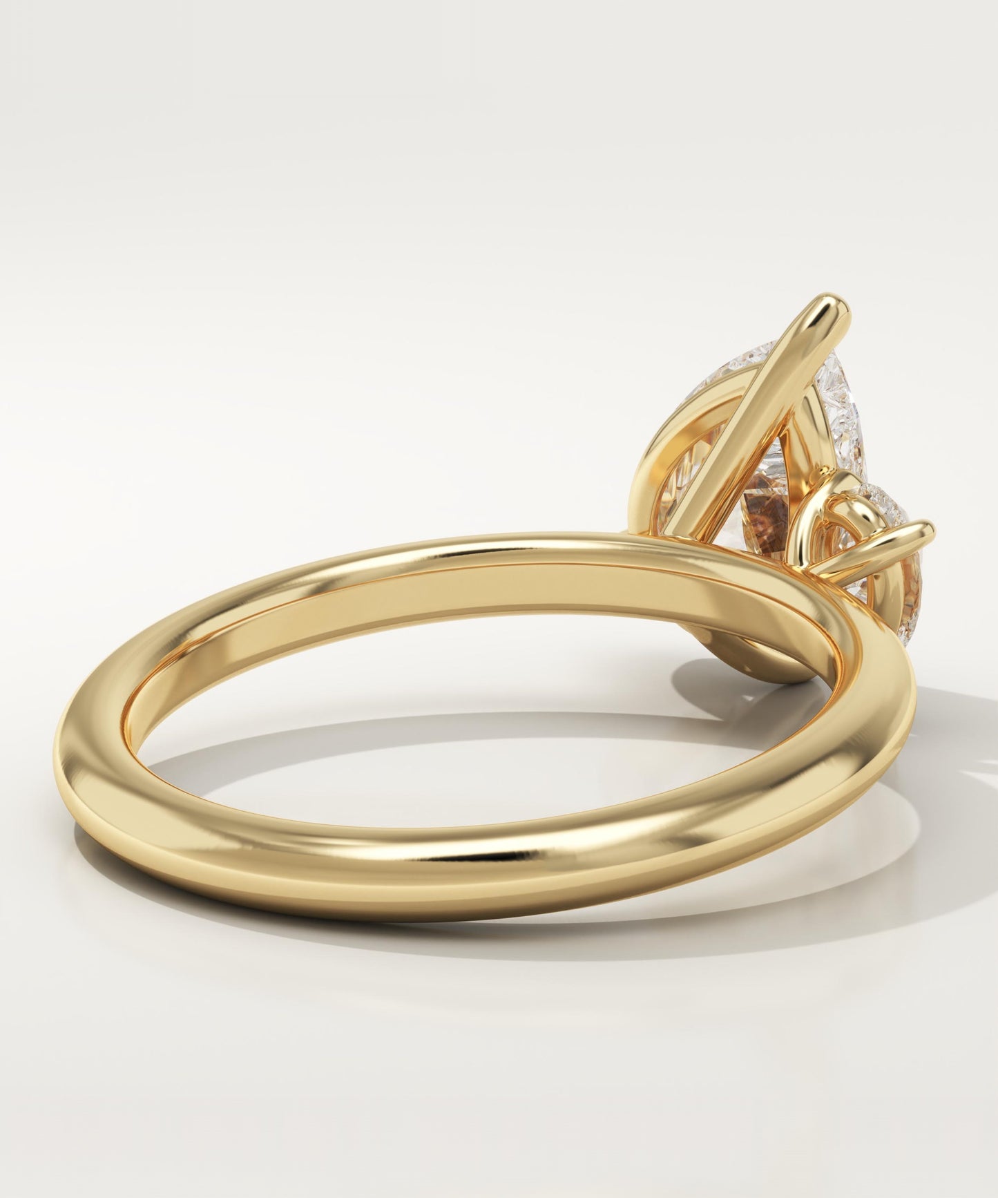 1.5 TCW Pear Cut Toi Et Moi Lab-Grown Diamond Engagement Ring