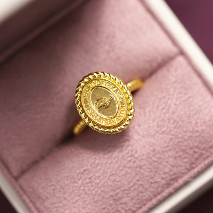 University Of Texas Style Statement Ring
