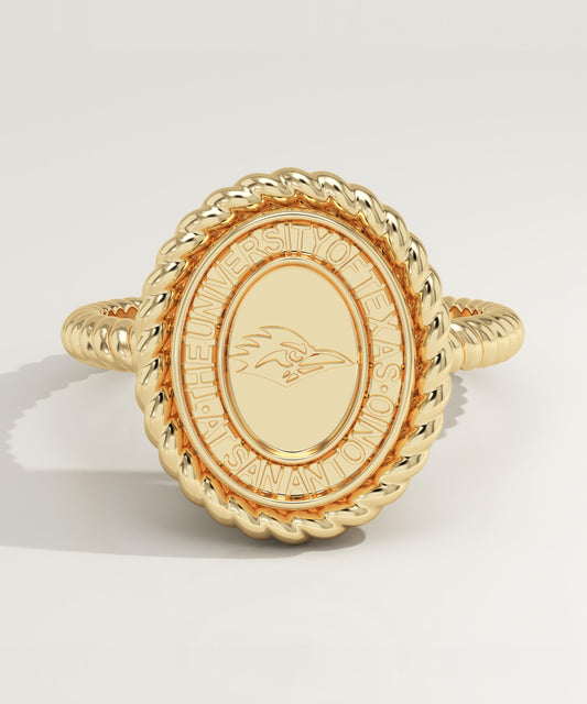 University Of Texas Style Statement Ring