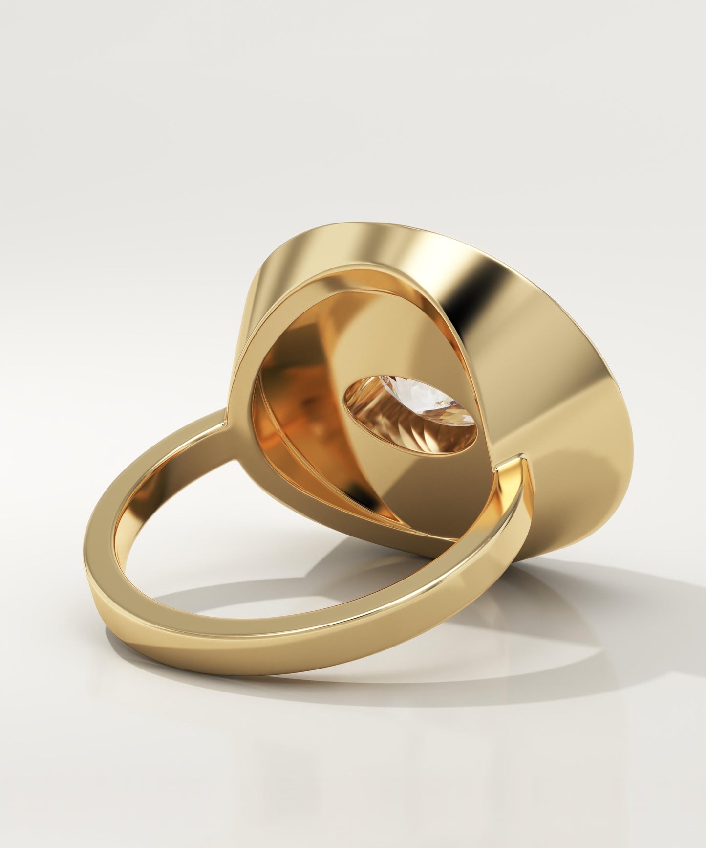 Oval Cut Double Halo Lab-Grown Diamond Engagement Ring