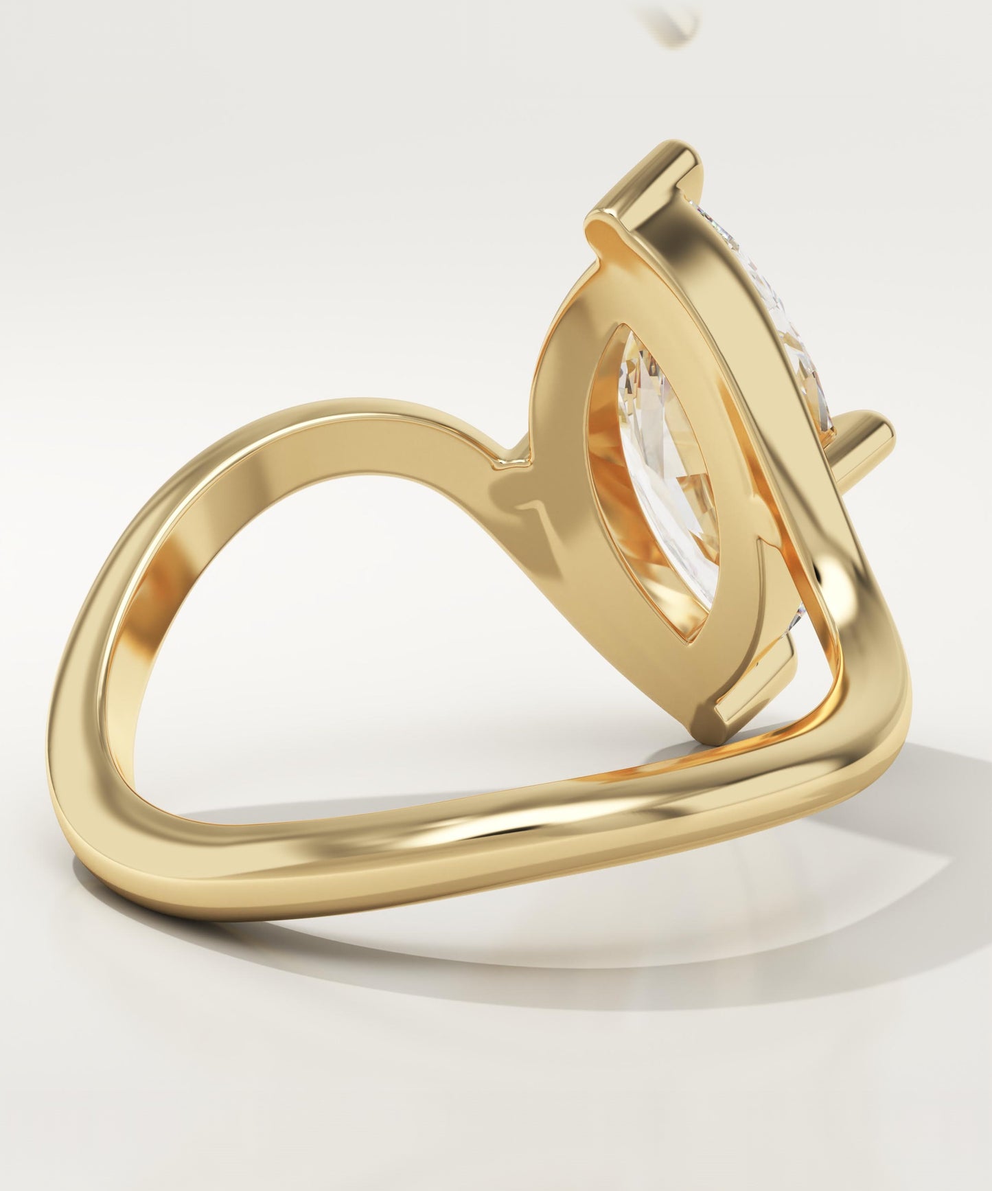Marquise Cut Solitaire Lab-Grown Diamond Engagement Ring