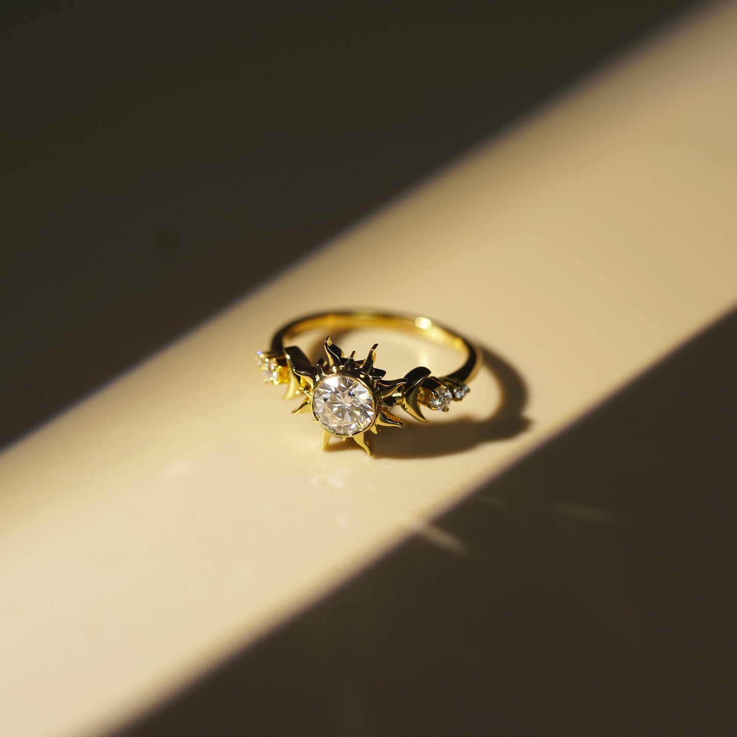 Round Cut Nature Inspired Lab-Grown Diamond Engagement Ring