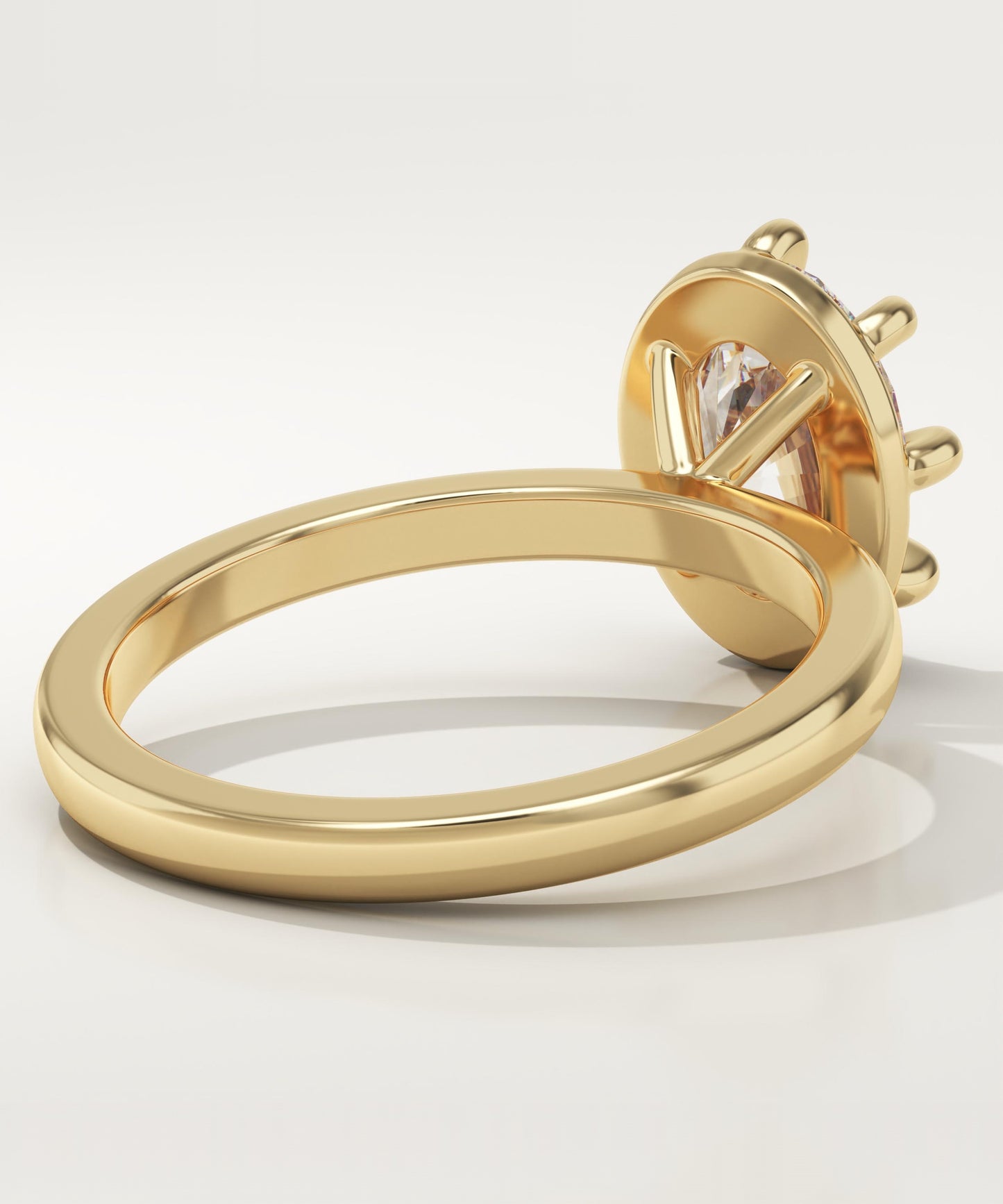 Oval Cut Solitaire Lab-Grown Diamond Engagement Ring