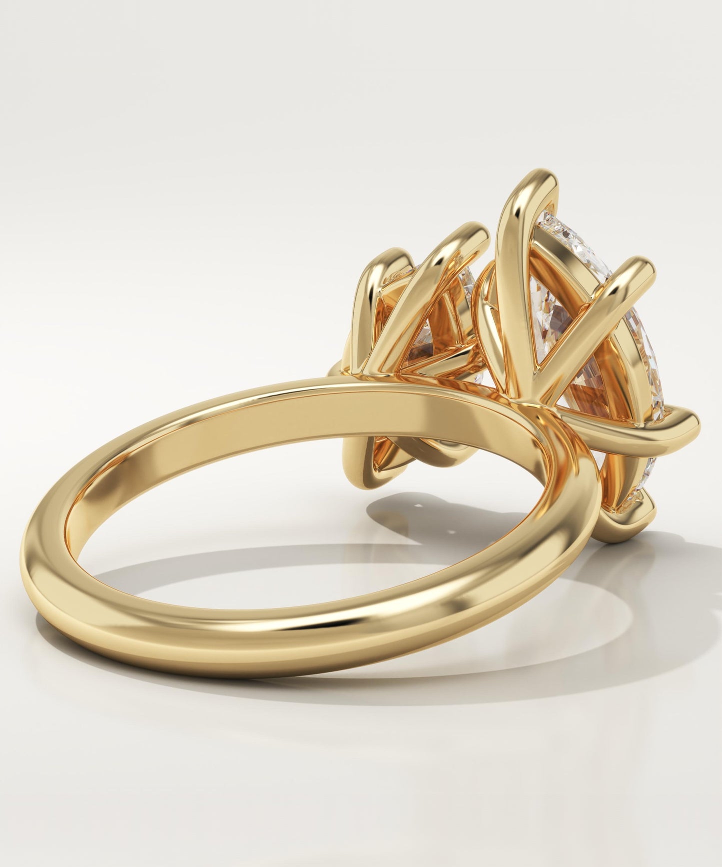 2.25 TCW Marquise Cut Toi Et Moi Lab-Grown Diamond Engagement Ring