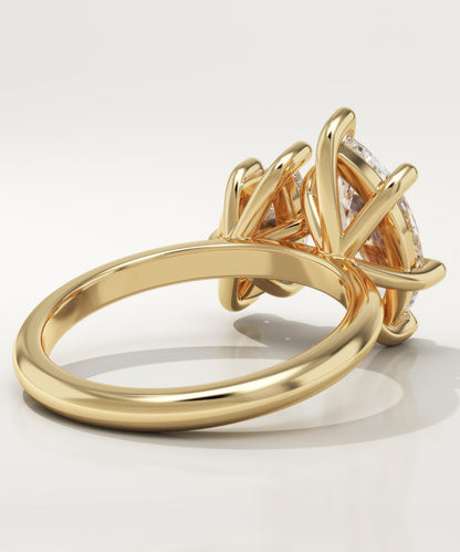 2.25 TCW Marquise Cut Toi Et Moi Lab-Grown Diamond Engagement Ring