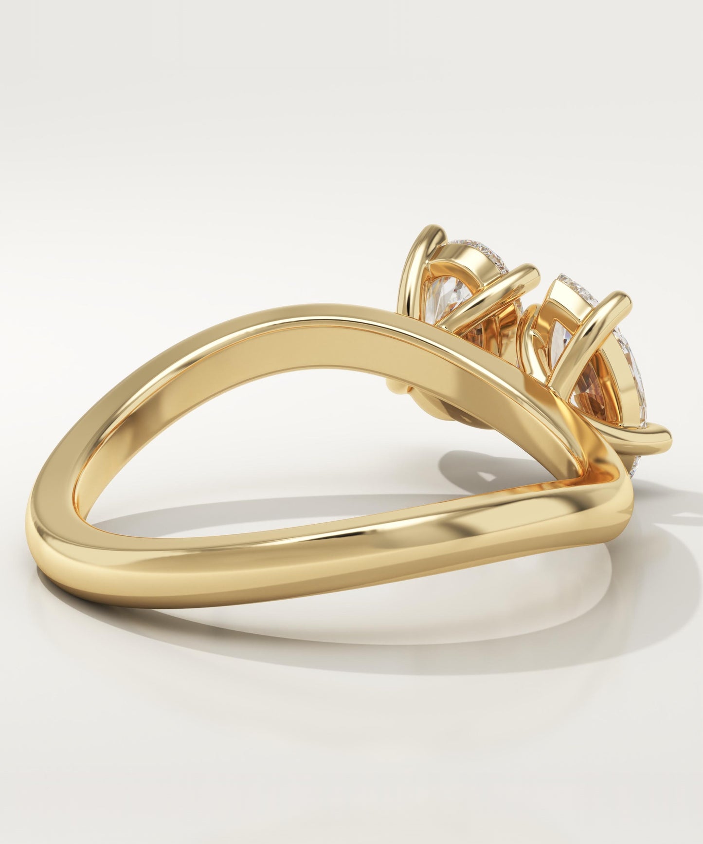 1.25 TCW Oval & Marquise Cut Toi Et Moi Lab-Grown Diamond Engagement Ring