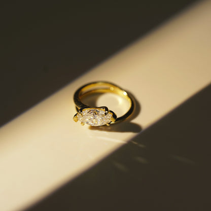 Marquise Cut Solitaire Lab-Grown Diamond Engagement Ring