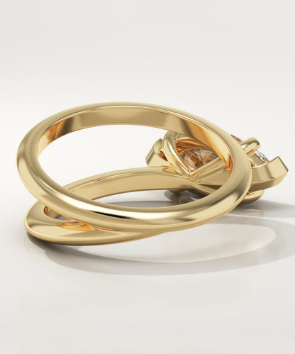 Marquise Cut Solitaire Lab-Grown Diamond Engagement Ring