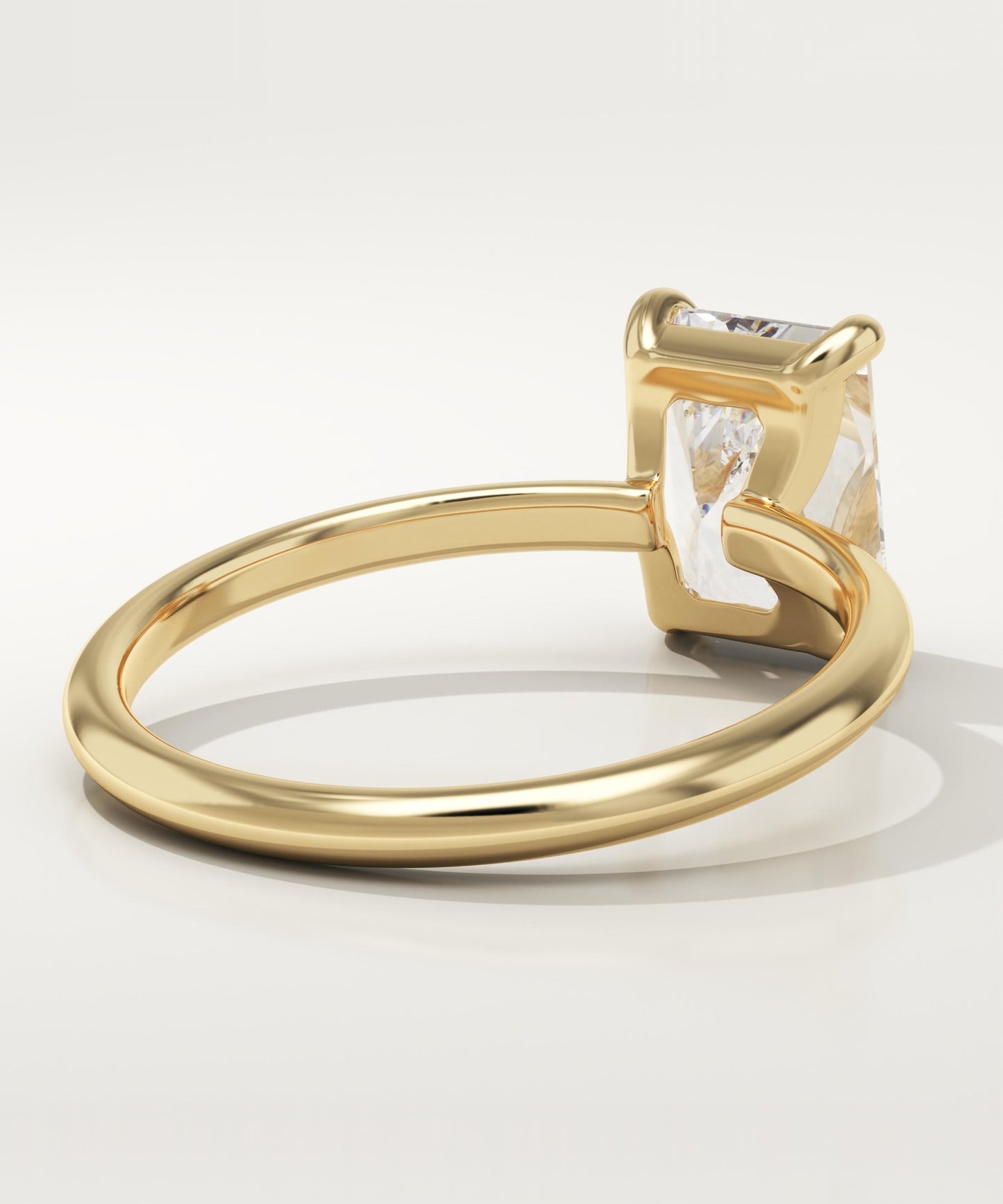 Radiant Cut Solitaire Lab-Grown Diamond Engagement Ring