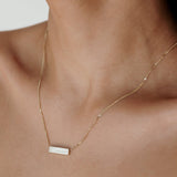 Engravable Bar Necklace