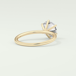 2.0 CT Round Cut Solitaire Moissanite Engagement Ring 2
